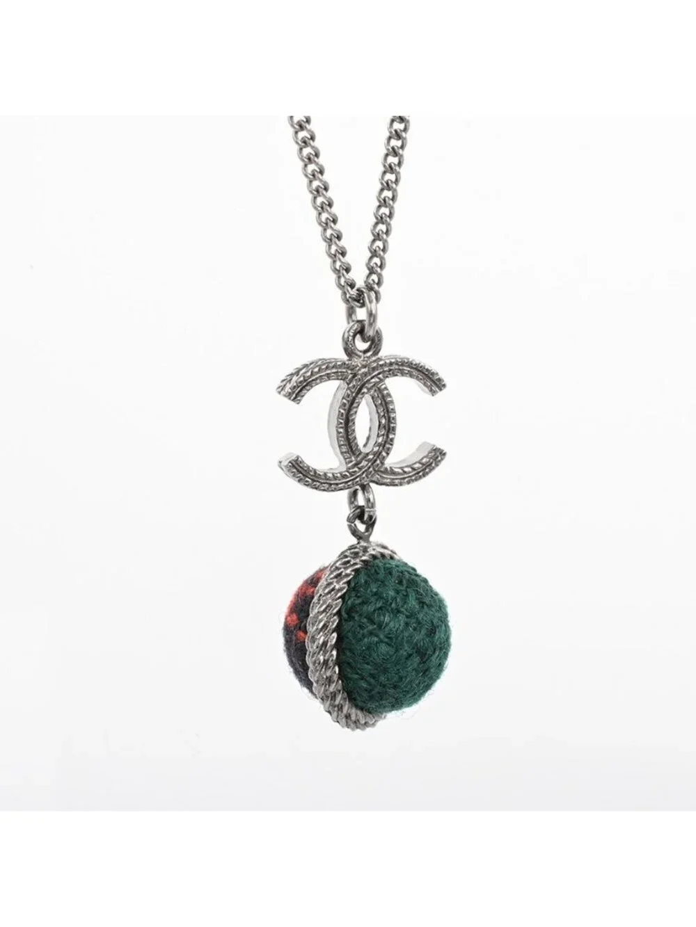 Chanel Necklace Green